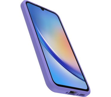 Otterbox OtterBox React-hoesje voor Galaxy A34 5G, schokbestendig, valbestendig, ultradun, beschermende, getest volgens militaire standaard, Antimicrobieel, Purplexing