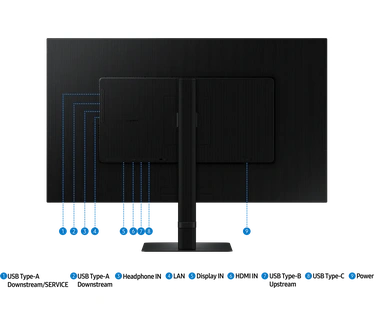 Samsung ViewFinity S8 S80UD 32" Zwart
