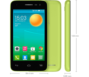 Alcatel POP S3 Groen