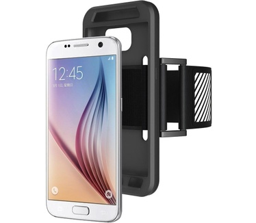 qMust Samsung Galaxy S7 TPU Sport armband case - Black