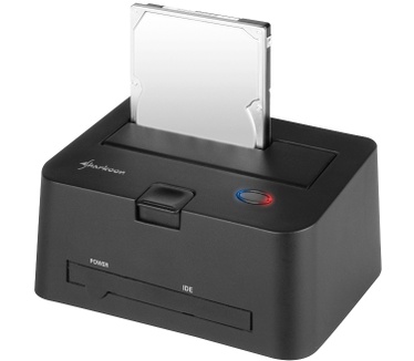 Sharkoon QuickPort Combo USB 2.0 Zwart