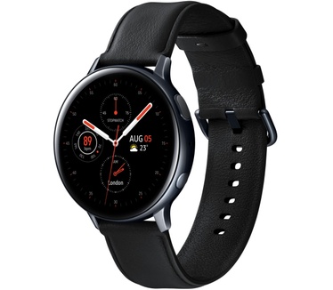 Samsung Galaxy Watch Active2 RVS (44mm) Zwart (Zwart)