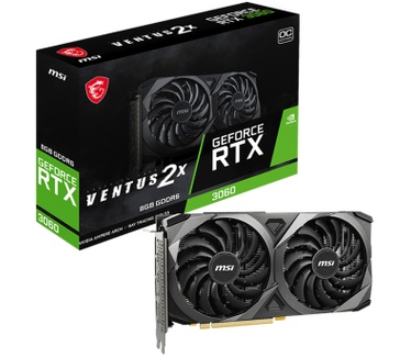 MSI RTX3060 VENTUS 2X OC 8GB
