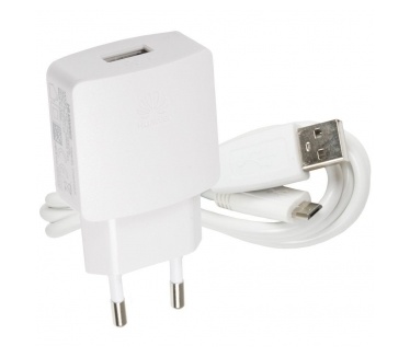 Huawei Thuislader HW-050100E2W + Datakabel micro USB 1A (white)