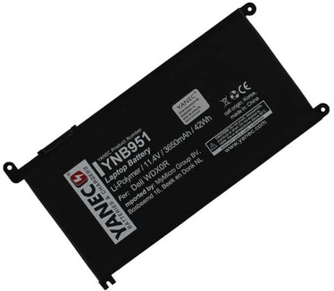 Yanec Laptop Accu 3650 mAh voor T2JX4, WDX0R, 3CRH3, CYMGM, FC92N
