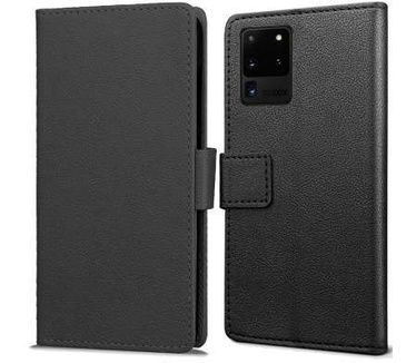 qMust Samsung Galaxy S20 Ultra Wallet Hoesje Zwart