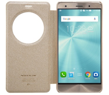Nillkin New Sparkle Book Case voor Asus Zenfone 3 DeLuxe - Goud Goud