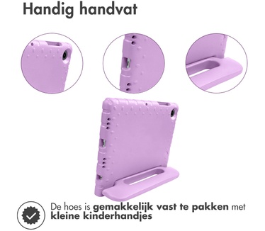 Accezz Kidsproof Backcover met handvat Samsung Galaxy Tab A8 - Lila