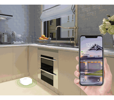 Woox R7050 Smart Water Leak Sensor [WiFi, Zigbee 3.0, IP67, 30m, White] (R7050)