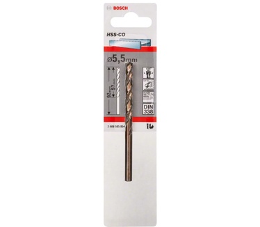 Bosch HSS spiraalboor kobalt