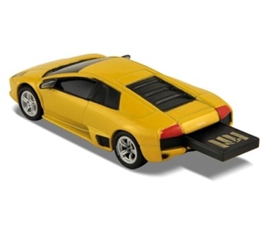 Autodrive Lamborghini Murcielago 4GB Geel
