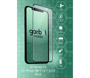 Garbot 9H 3D Screen Protector Black for Apple Iphone XR/11 6.1" 2019