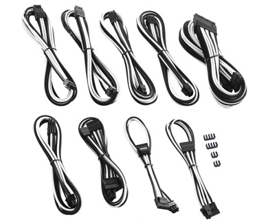 Cablemod PRO C-Series Kit AXI,HXI Zwart/Wit Wit, Zwart