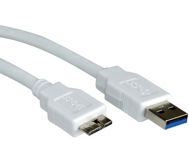 Value USB 3.0 kabel, type, A M - Micro B M 0,8m