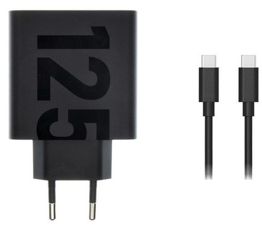 Motorola TurboPower 125W Thuislader met USB Type-C Kabel - Zwart