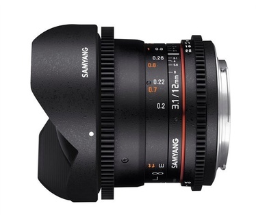 Samyang Optics 12mm T3.1 VDSLR ED AS NCS Fisheye Pentax K