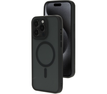 Mobiparts Hardcover Apple iPhone 15 Pro Max Satin Black (Magsafe Compatible)
