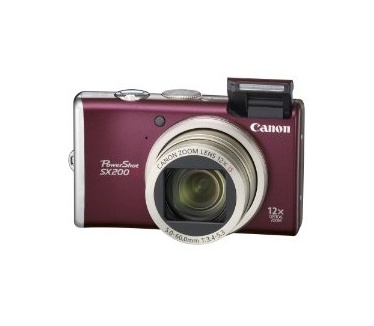 Canon PowerShot SX200 IS Rood