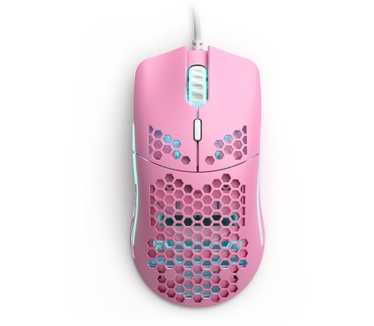 Glorious PC Gaming Race Extremely light weight (67/68g) Eye catching design with clean lines and RGB illumination Honeycomb surface for strength & comfort Includes high quality G-skates mouse feet