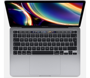 Apple MacBook Pro 2020 13,3" met Touch Bar, i9 2,0GHz, 16GB intern, 512GB (Qwerty) Spacegrijs