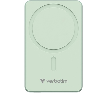 Verbatim Charge 'n' Go Essentials Magnetische draadloze powerbank 10000 mAh Groen