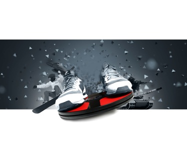 3dRudder 3DRV5. Gaming Controller - beweeg op de meest natuurlijke wijze door uw game: met uw voeten! PV / VR / USB Rood, Zwart