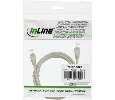 InLine 0.3m FTP Cat5e