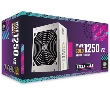 Cooler Master MWE Gold 1250 V2 ATX 3.1, White Edition