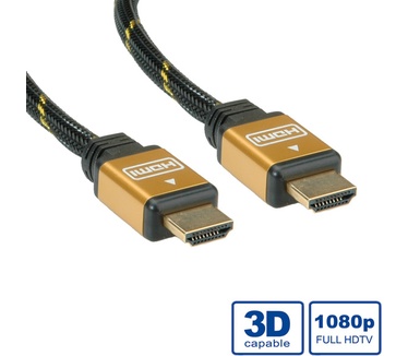 Roline GOLD HDMI High Speed Kabel met Ethernet 5,0m