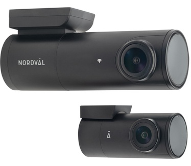 Nordväl DC102 2CH Dashcam 2K + GPS + WiFi + 128GB