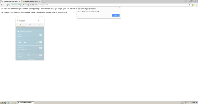 Exploit Keeper Chrome-plug-in