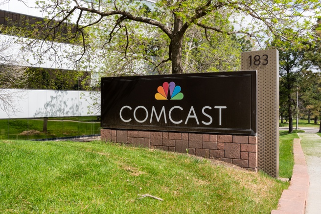 Comcast logo. Bron: Getty Images