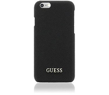 Guess Saffiano Hard Case voor Apple iPhone 6(S) 4,7" Zwart