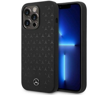 Mercedes-Benz Stars Silicone Case - iPhone 15 Pro (6.1") - Zwart Zwart