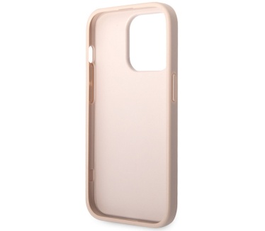 Guess 4G Metal Logo Back Case Apple iPhone 14 Pro (6.1") - Roze Roze