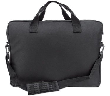Manhattan London Laptop Bag 17.3", Top Loader, Black