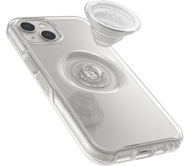 Otterbox OtterBox Otter+Pop-hoesje voor iPhone 13, schokbestendig, valbestendig, beschermhoes met PopSockets PopGrip, 3x getest volgens militaire standaard, transparant