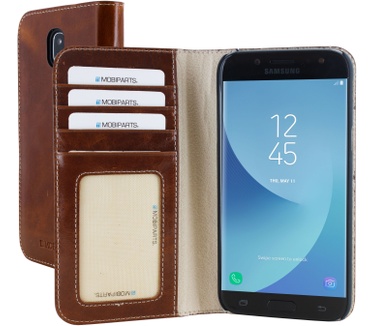 Mobiparts Excellent Wallet Case Samsung Galaxy J5 (2017) Oaked Cognac