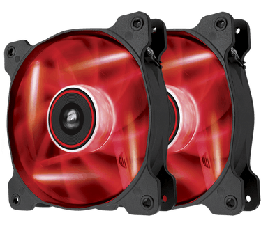 Corsair Air Series SP120 High Static Pressure Rode led (Twin pack), 120mm