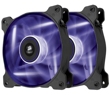 Corsair Air Series SP120 High Static Pressure Paarse led (Twin pack), 120mm