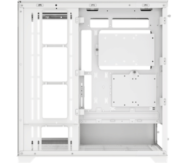 Xilence Xilent Gleam | X818.W.ARGB, White, XG271, ATX tempered glass aquarium style case, 4 x 140 mm ARGB fan included, PWM/ARGB controller
