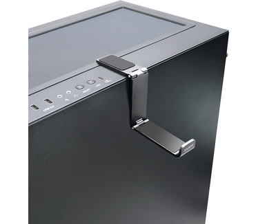 Zalman Z-houder Zwart Opvouwbaar Compact Hoofdtelefoonhaak Aluminium ZM-FH10 BK SP983
