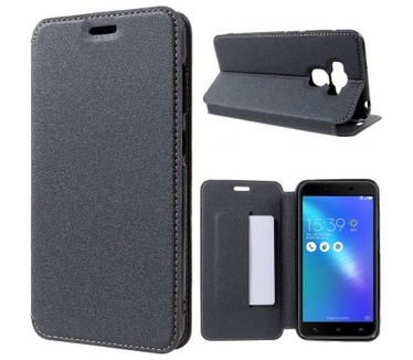 qMust Asus Zenfone 3 Max 5.2 inch ZC520TL Wallet Case - TPU binnenwerk - Zwart