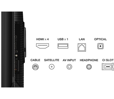 TCL 55T8B Zwart Titanium