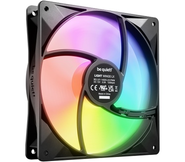 be quiet! Light Wings LX 140mm PWM, Triple Pack, Zwart, 140mm