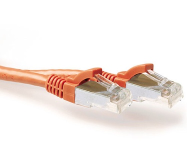 Advanced Cable Technology Oranje 25,00 meter SFTP CAT6A patchkabel snagless met RJ45 connectoren