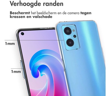 Accezz Clear Backcover Oppo A96 - Transparant