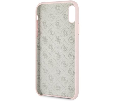 Guess Silicone Logo HardCase - Apple iPhone XR (6.1") - Roze  Roze
