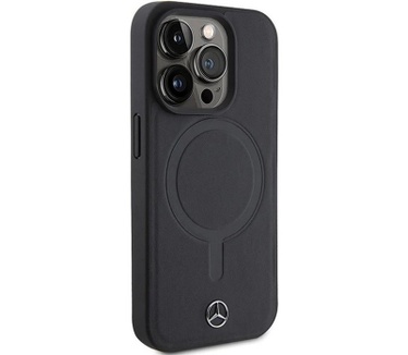 Mercedes-Benz Smooth Back Case - iPhone 15 Pro Max (6.7") - Zwart Zwart