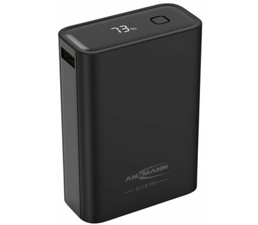 Ansmann 20000 mAh PB222PD sw Powerbank Power Delivery 3.0 Quick Charge 2.0 LiPo